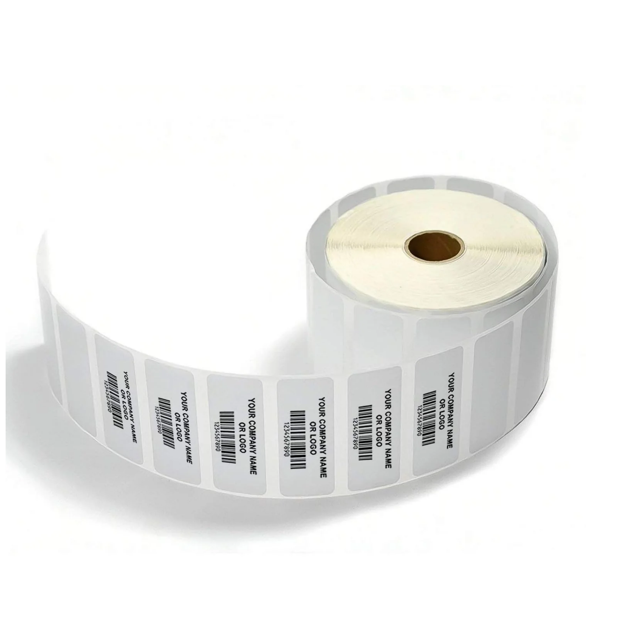 Graphy Impex 1.5x0.5 Non‑Tearable Direct Thermal Labels – 38x15 mm, 1" Core, 500 Labels/Roll – Slim Barcode & ID Labels