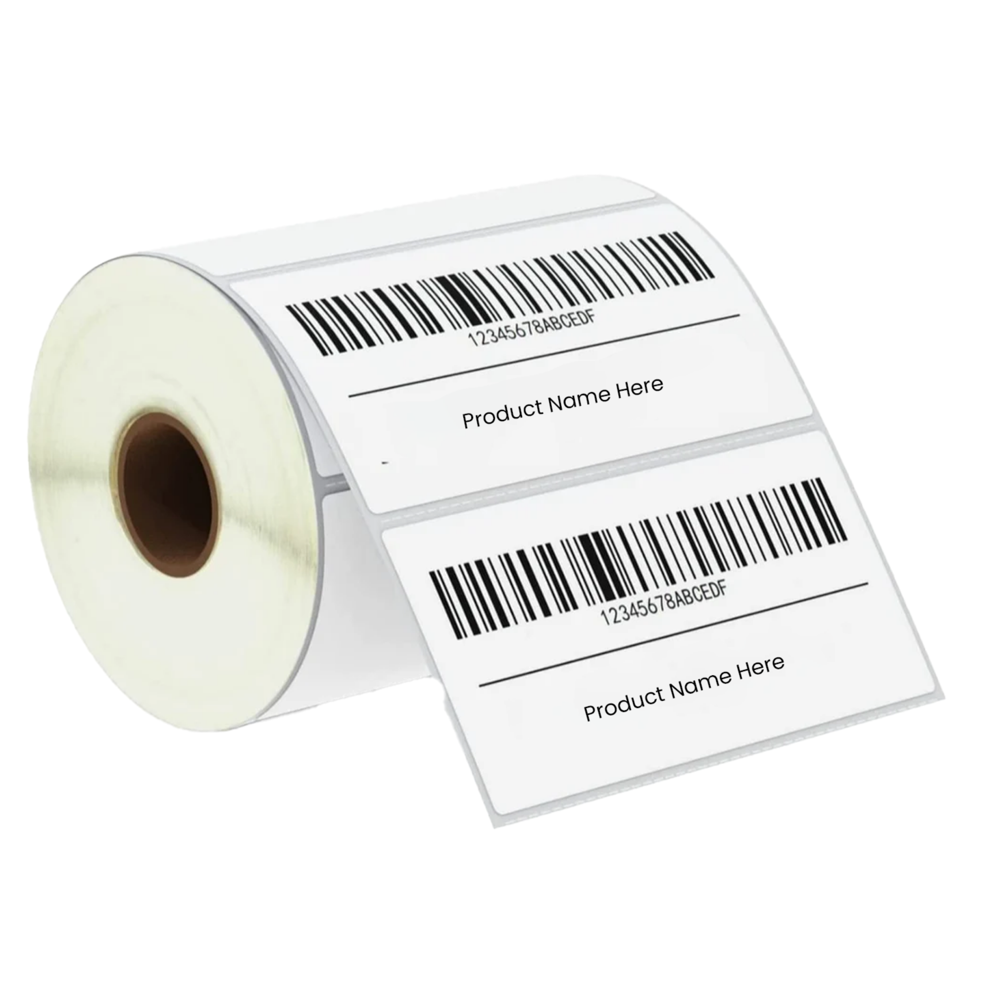 Graphy Impex 2x1 Non‑Tearable Direct Thermal Labels – 50x25 mm, 1" Core, 500 Labels/Roll – Barcodes, SKUs & Shelf Labels