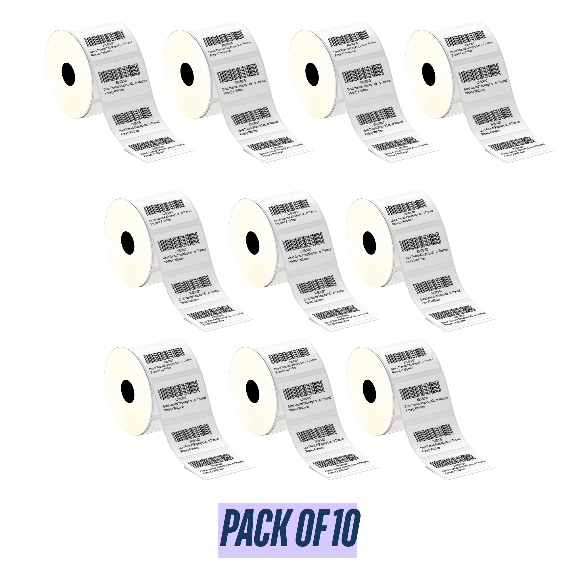 Graphy Impex 1.5x1 Non‑Tearable Direct Thermal Labels – 38x25 mm, 1" Core, 500 Labels/Roll – Barcodes, SKUs & Inventory Labels