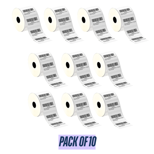 Graphy Impex 1.5x1 Non‑Tearable Direct Thermal Labels – 38x25 mm, 1" Core, 500 Labels/Roll – Barcodes, SKUs & Inventory Labels