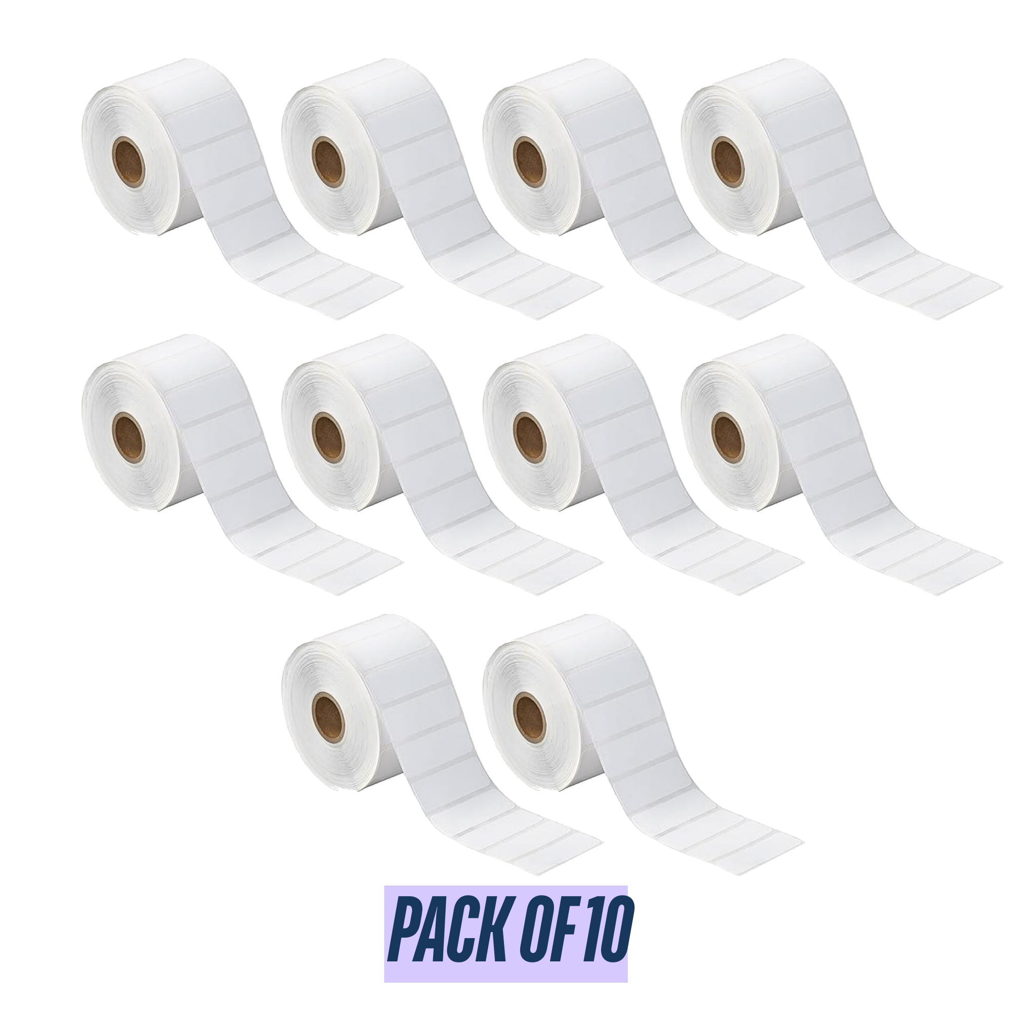 Graphy Impex 1.5x0.5 Non‑Tearable Direct Thermal Labels – 38x15 mm, 1" Core, 500 Labels/Roll – Slim Barcode & ID Labels