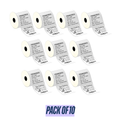 Graphy Impex 2x2 Non‑Tearable Direct Thermal Labels – 50x50 mm, 0.5" Core, 500 Labels/Roll – Price Tags, Product Labels & Barcodes