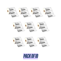 Graphy Impex 4x2 Non‑Tearable Direct Thermal Labels – 100x50 mm, 1" Core, 200 Labels/Roll – Rack, Carton & Barcode Labels