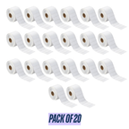 Graphy Impex 1.5x0.5 Non‑Tearable Direct Thermal Labels – 38x15 mm, 1" Core, 500 Labels/Roll – Slim Barcode & ID Labels