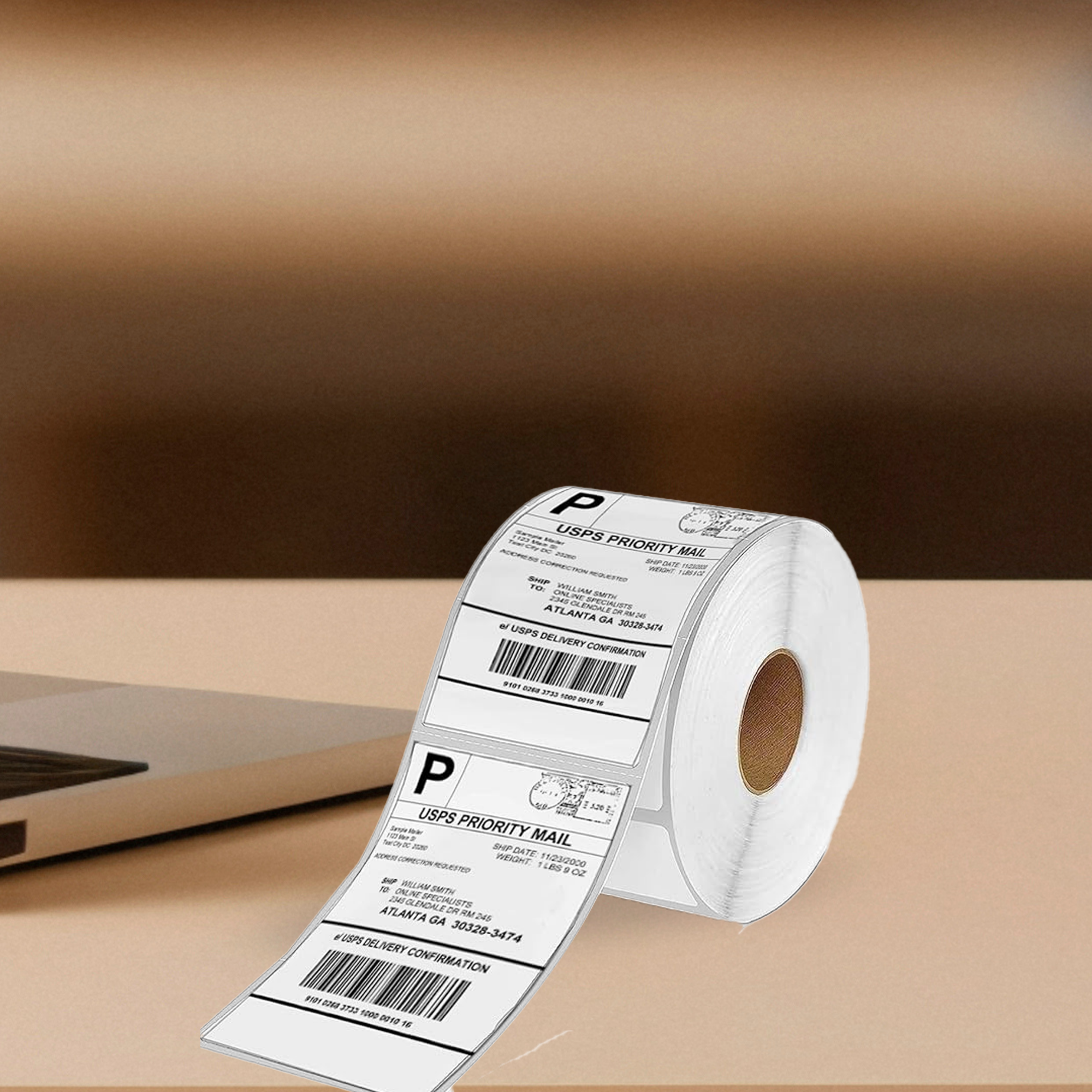 Graphy Impex 4x6 Non‑Tearable Direct Thermal Shipping Labels – 100x150 mm, 1" Core, 200 Labels/Roll – Courier, Logistics & Parcels